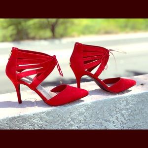 Lane Bryant - Red high heel shoes